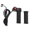 Twist Throttle Handlebar Grip Set Low Middle High Gears 12V To 99V with Button for Dirt Bike
