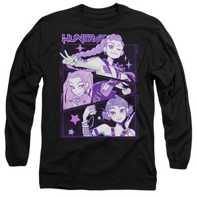 K-Pop Dämonenjäger Unisex Erwachsene Huntr/X Anime Langarm-T-Shirt