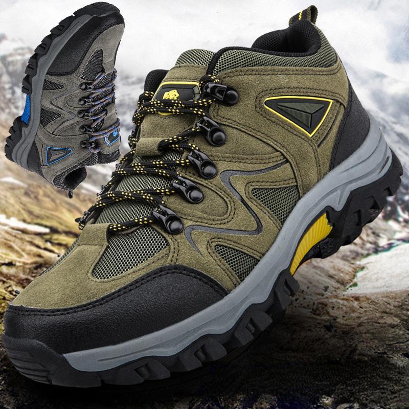 Men's Hiking Shoes Waterproof Sports Shoes Large Size 39-47 Men's Boots Outdoor Hiking Shoes
