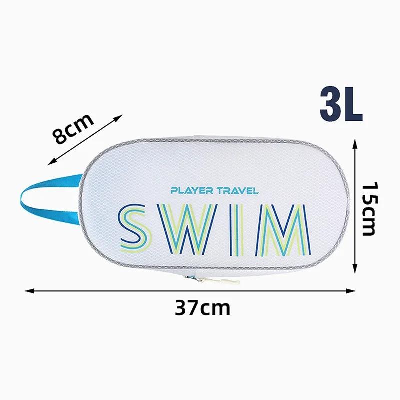 Large Capacity Waterproof Wet Dry Bag for Swimming Toiletry Bag Travel Cosmetic Organizer with Separate Compartment Shower Gym