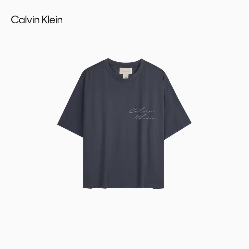 

Calvin Klein Jeans Men s Script Logo Loose Fit Cotton T-Shirt S