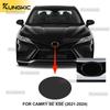 For Toyota Camry SE XSE 2018-2024 Car Front On Emblem Pre Cut Dark Smoked TPU PPF Protection Film Anti-scratch Exterior 8.5mil