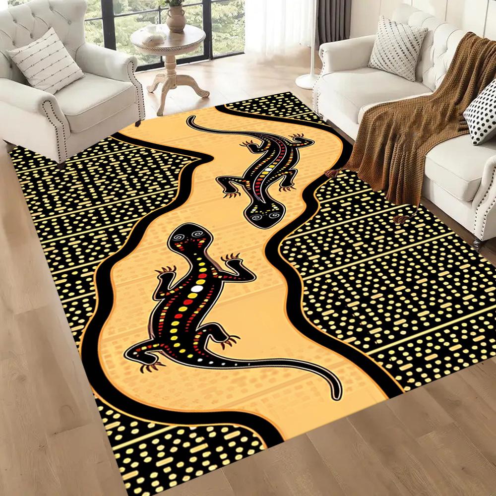 Australian Aboriginal Style 157 Carpet Perfect for Dormitory Study Room Game Room Foyer Anti-slip Rug Decorate Offices