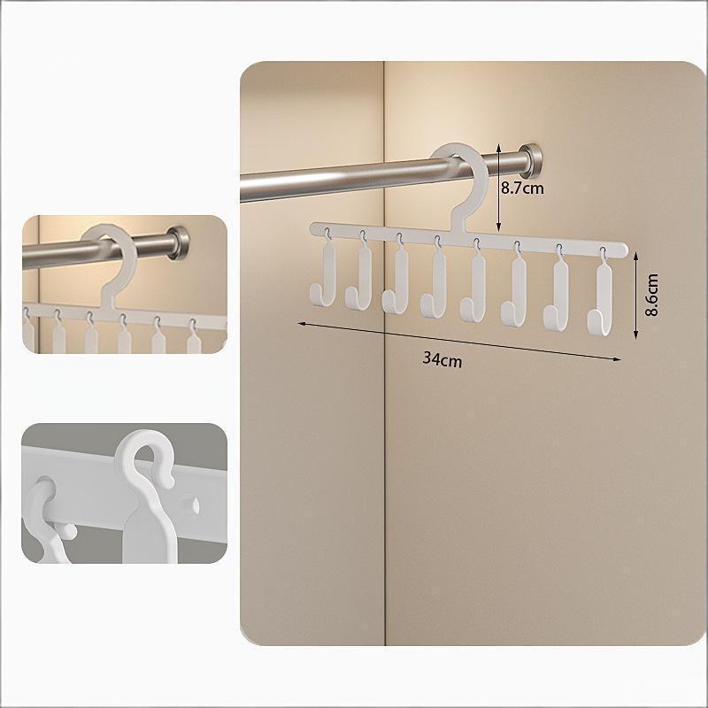 Wardrobe Vest, Underwear, Camisole Storage Hanger, Hat Hanger, Multifunctional Hook And Clip Clothes Drying Rack