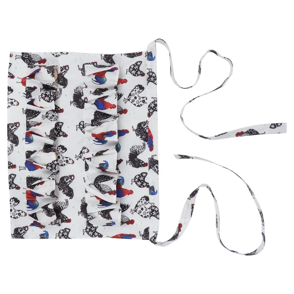 Multiple Pockets Eggs Collecting Gathering Holding Apron for Chicken Duck Eggs Farmhouse