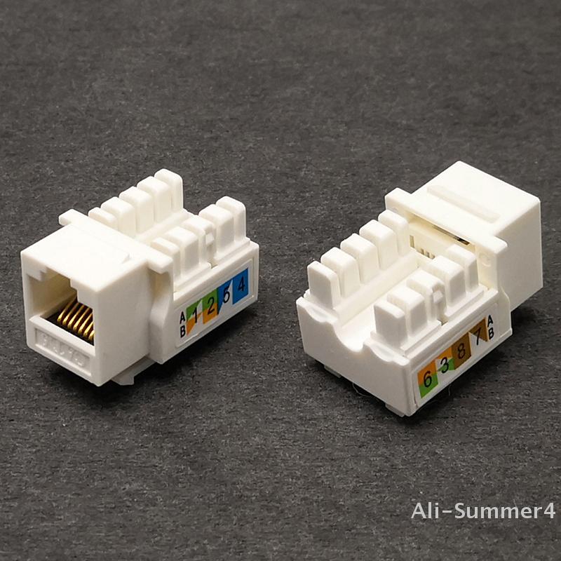5 Stücke CAT6 RJ45 110 Anlege Keystone Computer Modul Netzwerk Ethernet Jack