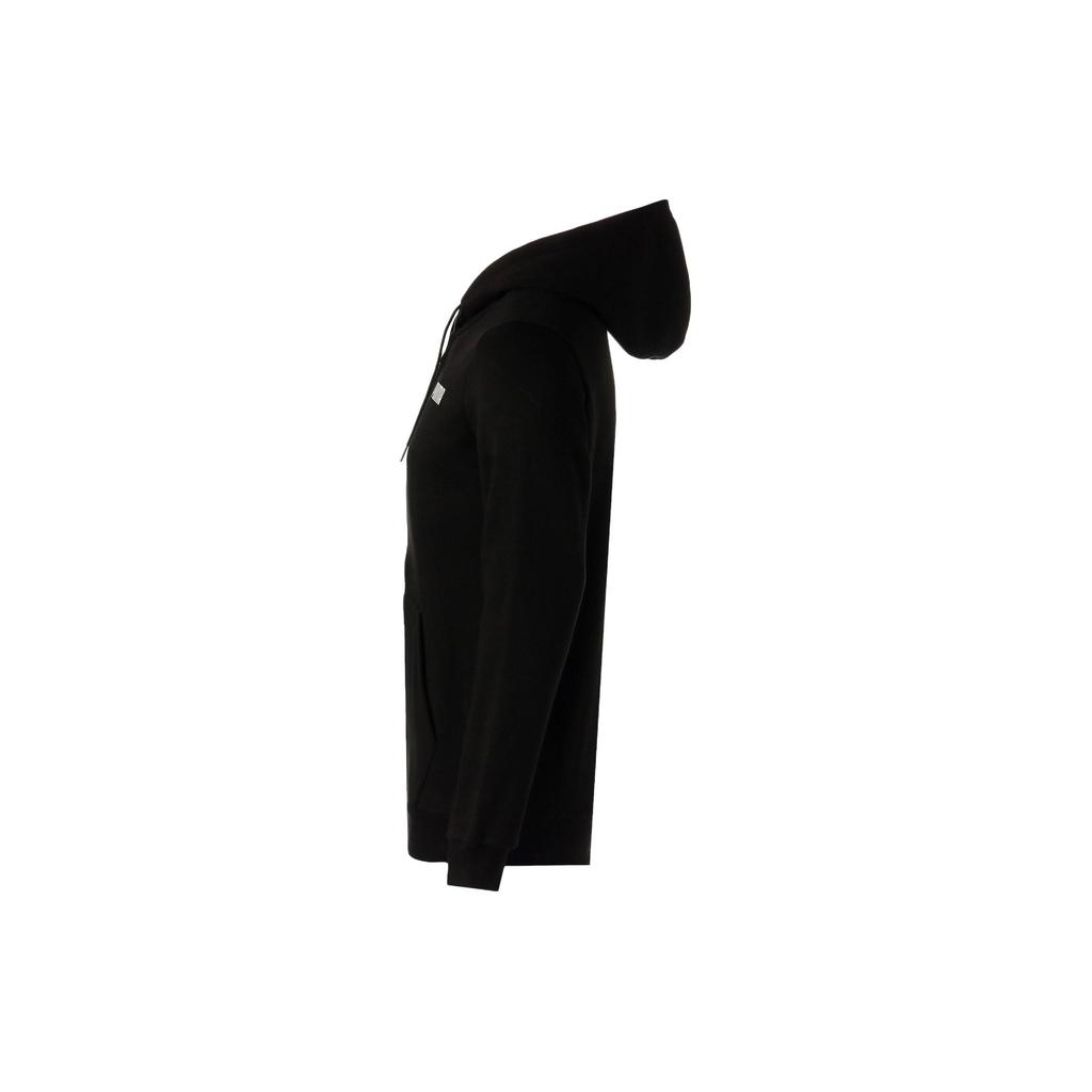 Puma Letter Print Hooded Cardigan Sweatshirt Men sweatshirt Black 84724201