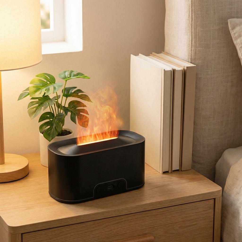 Flame Aromatherapy Machine USB with Light Creative Aromatherapy Device