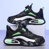 Boys Running Shoes Fall Lightweight Breathable Mesh Upper MD Sole Kids Athletic Sneakers Size 28-39