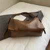 PU Hobo Bag Women's Fashion Shoulder Tote with Soft Texture Large Capacity Casual Everyday Handbag
