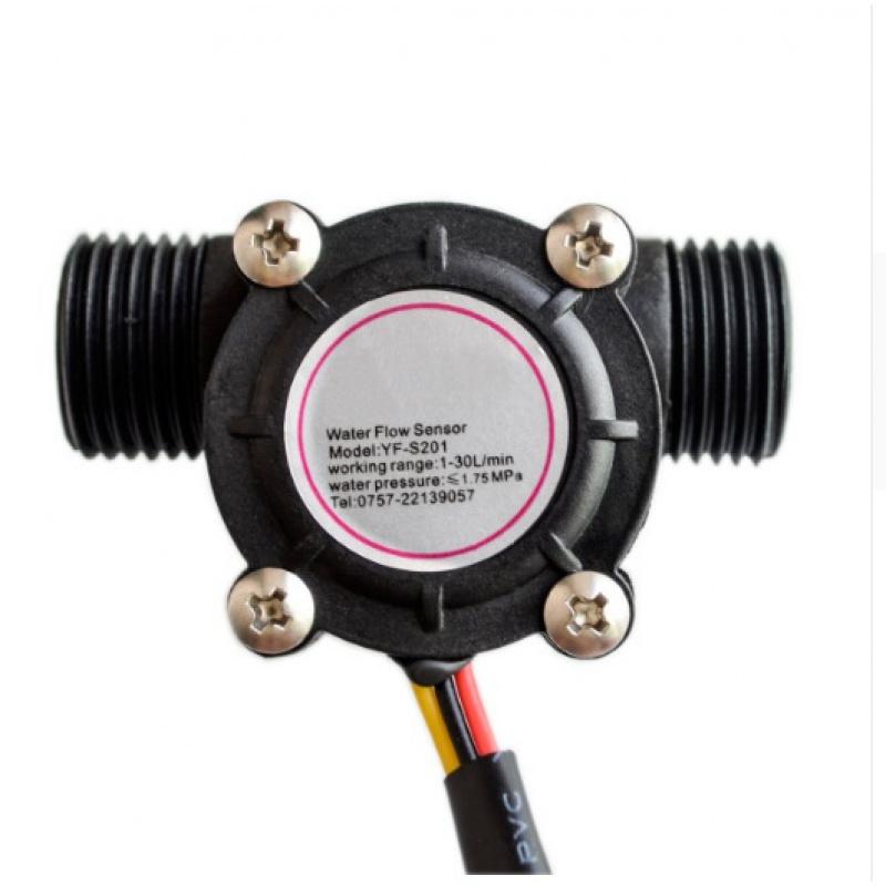 

Heater Dispenser Water Flow Detector 4-Point G1/2 Interface Hall Sensor YF-S201 білий