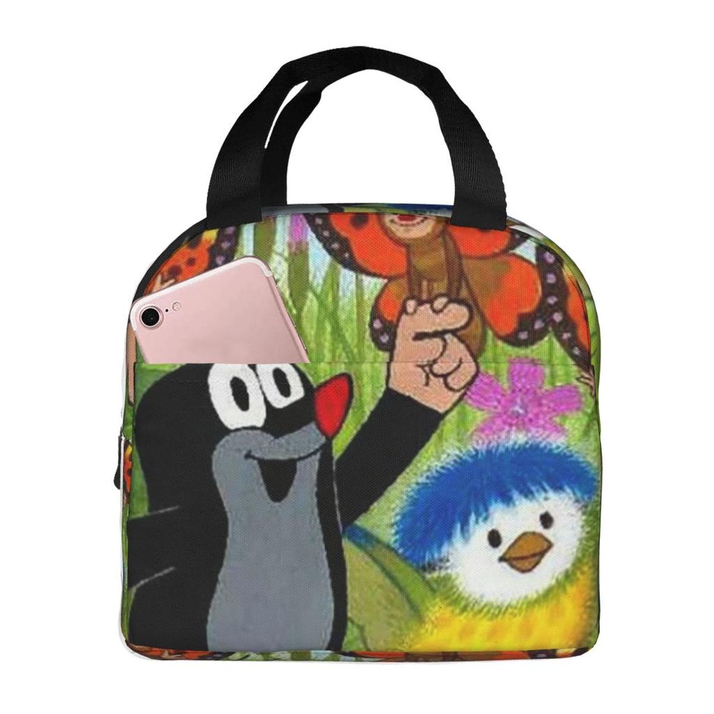 Cartoon Czech Cartoons Krtek Mole Insulated Lunch Bag for Women Kids Leakproof Food Boxes Thermal Lunch Box Tote