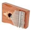 17 Key Kalimba Thumb Piano Mini Portable Musical Instrument Toy Birthday Gift SuppliesElk   Maple Inlay