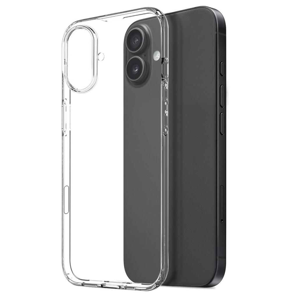 NORTHJO For iPhone 17 Case Soft TPU Clear Phone Cover with Tempered Glass Screen Protector