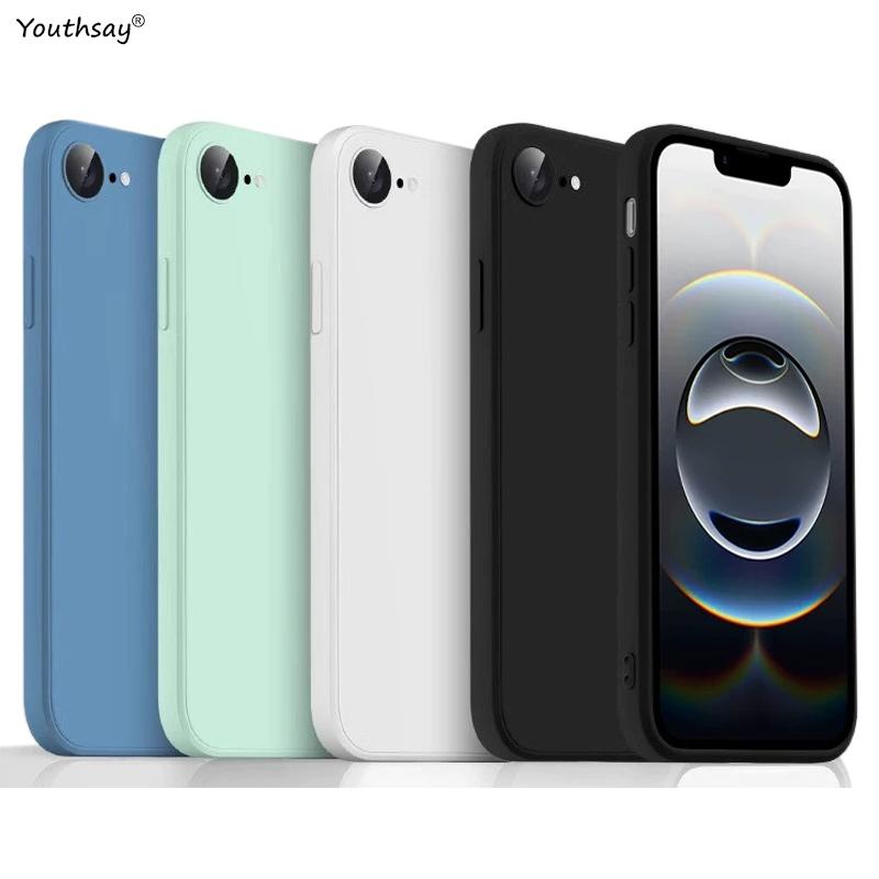 Custodia Lussuosa Per iPhone 17e Cover Custodia iPhone 17e 16e Fundas Coque Morbido TPU Silicone Liquido Paraurti per Telefono iPhone 17e