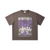 260 GSM Double Yarn 32 Count 100% Cotton Demon Slayer V90 Infinity Castle Print Unisex Heavy Cotton T Shirt