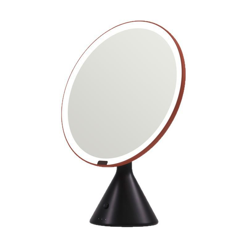 Large Smart Makeup Vanity Mirror with LED Desk Lamp and Charging Port