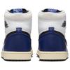 Air Jordan 1 Retro High OG Rare Air - Blu Reale Profondo Scarpe da Ginnastica da Uomo Bianco Nero Grigio Neutro DZ5485-100