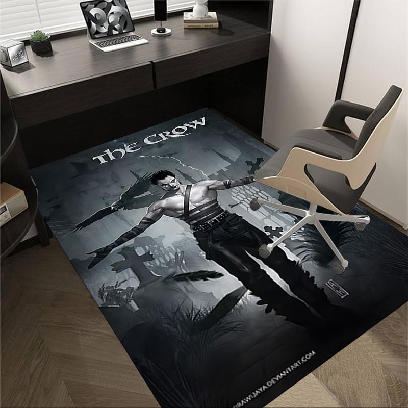 

1pc The Crow Carpet, Office Rug Outdoor Mat Home Decor Area Carpet Festival 60cm by 90cm