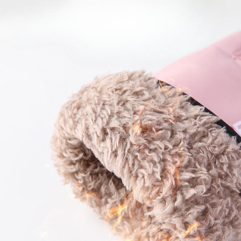 Winter Outdoor Cycling Gloves for Women Plus Velvet Thickened Warm Waterproof Windproof Touch Screen Ski Sports Gloves