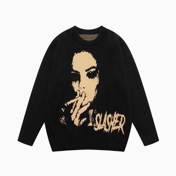 Women's Versatile Round Neck Knit Sweater - Loose Fit, Autumn/Winter 2026 Collection