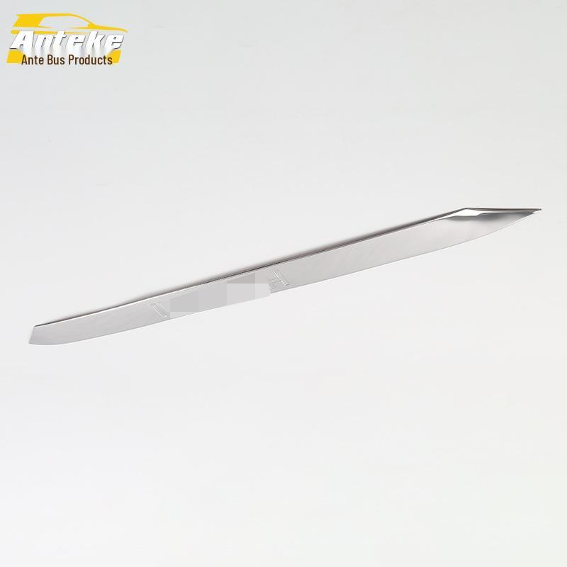 Fits 18 IX35 models: Hood Bright Strip & Front Bumper Lower Trim Decorative Patch - Car Accessories
