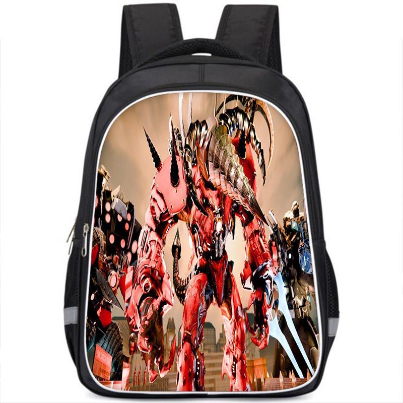 Vibrant Cartoon Character Backpack For Kids Stylish Oxford Cloth Large Capacity