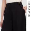 ELLASSAY Women's High-Waist Wide-Leg Pants