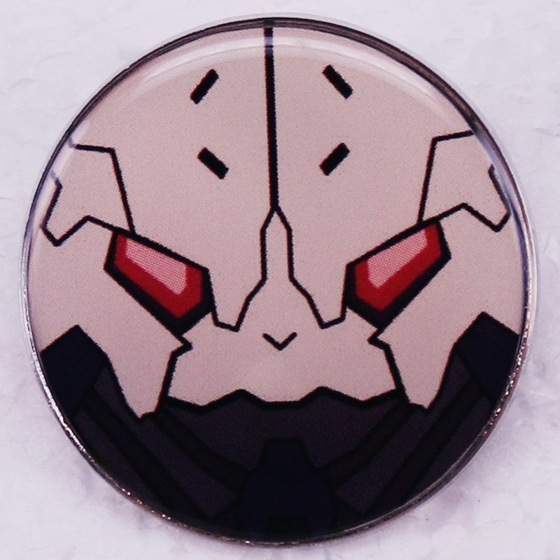 

Japanese Anime Cyberpunk Edge Runner Adam Smasher Badge Brooch