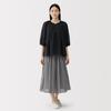 MUJI Strong-Twist Short Sleeve Blouse