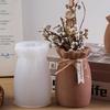 Aromatherapy Silicone Vase Mold Plaster Cement Storage Jar Mold Flower Vase Mold  Art Craft Making