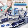 DIY Electric Track Car Toy for Boys – Magnetic Train Building Blocks Set