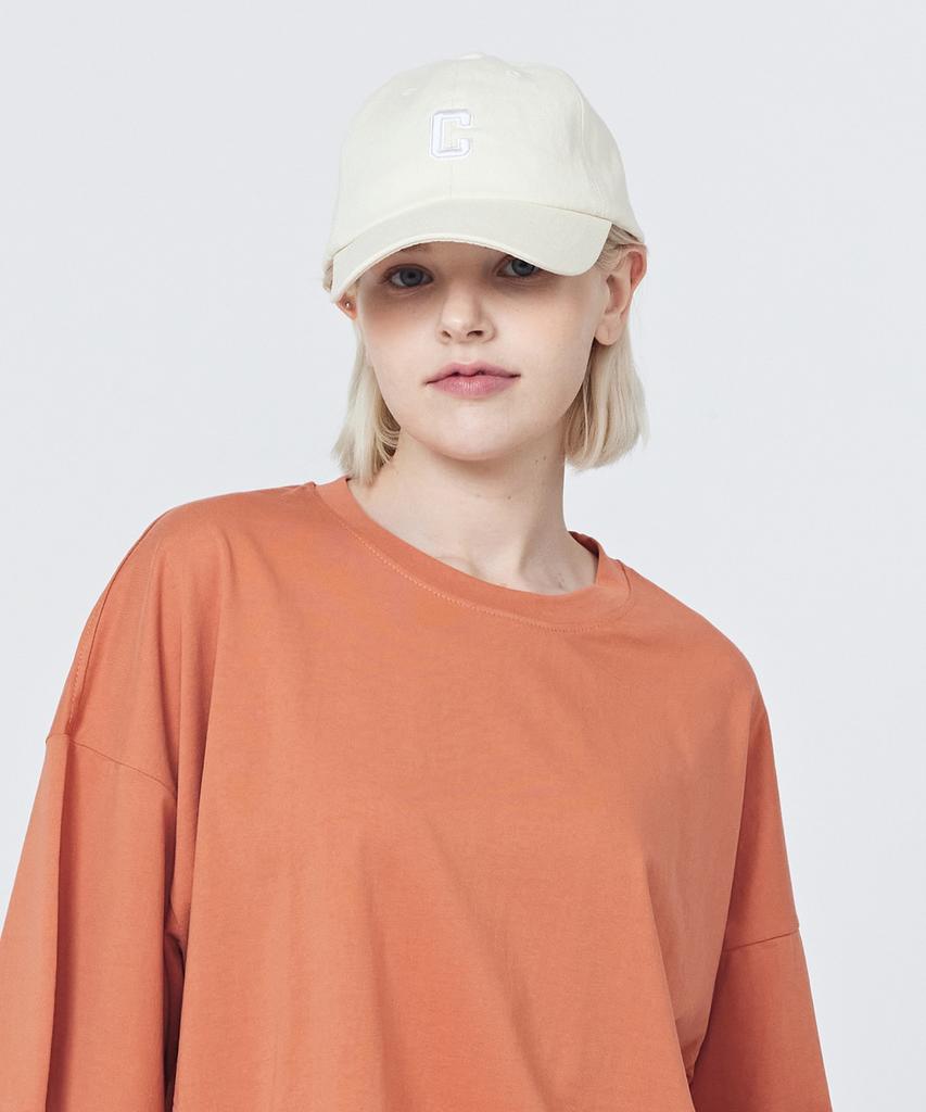 CARGOBROS FOR WOMAN Signature Logo Ball Cap (Ivory)