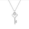 Imitation Fritillary Key Necklace Female, Simple And Exquisite High-End Collarbone Chain Jewelry