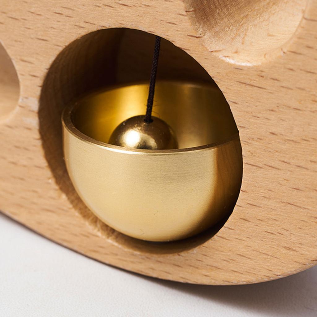 Wooden Animal Shape Door Chimes with Magnetic Attachments Hanging Doorbell for Home Door Decors Indoor and Outdoor Use