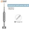AMAOE AD-2D AD-3D Aluminum Drill Screwdriver for Mobile Phone Repair with S2 Alloy Head High Precision  Maintenance Bolt Driver