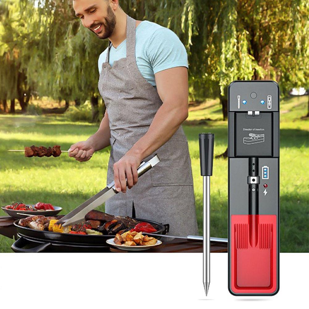 Wireless Digital Food Thermometer Ultra-Thin Probe Digital Meat Thermometer Cooking Thermometer for BBQ Oven Grill & Smoker