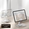 Rotatable Foldable Acrylic Phone Stand For Desk Tablet Holder Compatible With Smartphone