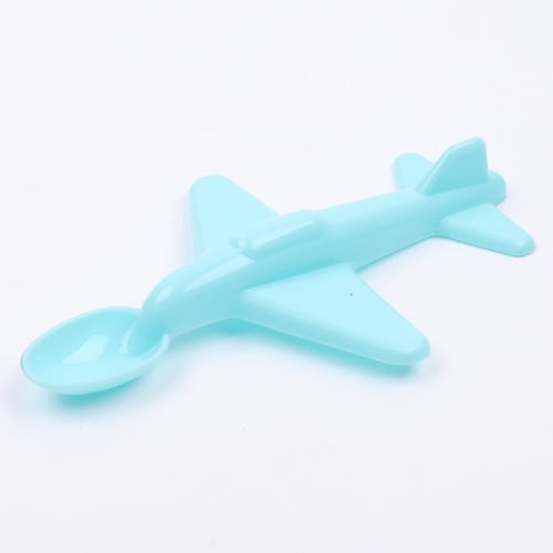 Moreeulsi Kids' Cartoon Spoon, Reusable Kids' Spoon, Kids' Airplane Spoon | Cartoon Design Kids' Training Spoon Tableware, Eco-Friendly and Functional