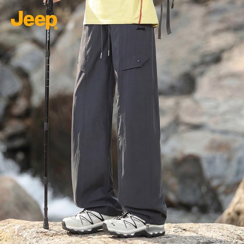 JEEP Men s Lightweight Summer Outdoor Cargo Hiking Pants XL