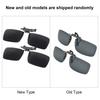 2 Pcs Outdoor Sunglasses Clip On Polarized Sun Glasses Driving Eyeglasses Clip Sunglasses