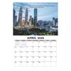 2026 Wall Calendar: English, Monthly, Modern Landscape Design for Office or Home.
