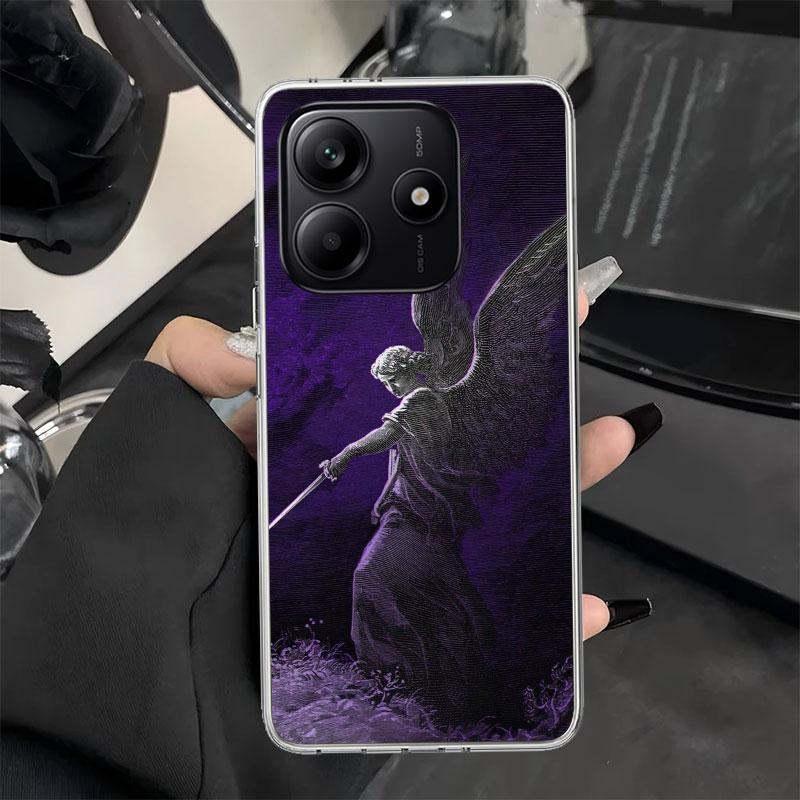 Archangel Michael Phone Case for Xiaomi Redmi Note 14 13 14S 12S 12 11S 11T 11E Pro Plus 11 10 10S 9S 5G Soft Silicone Cover
