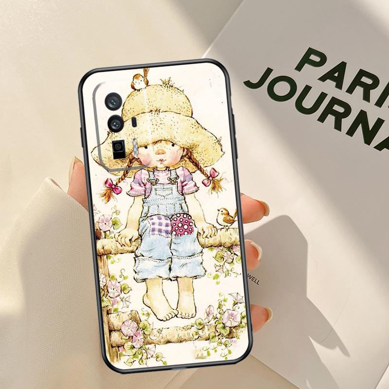 Sarah Kay Girl Case For Xiaomi 14 15 Ultra 13T 14T 15T 17 Pro Max POCO X7 X5 X6 Pro F5 F6 F7 F8 Pro Coque