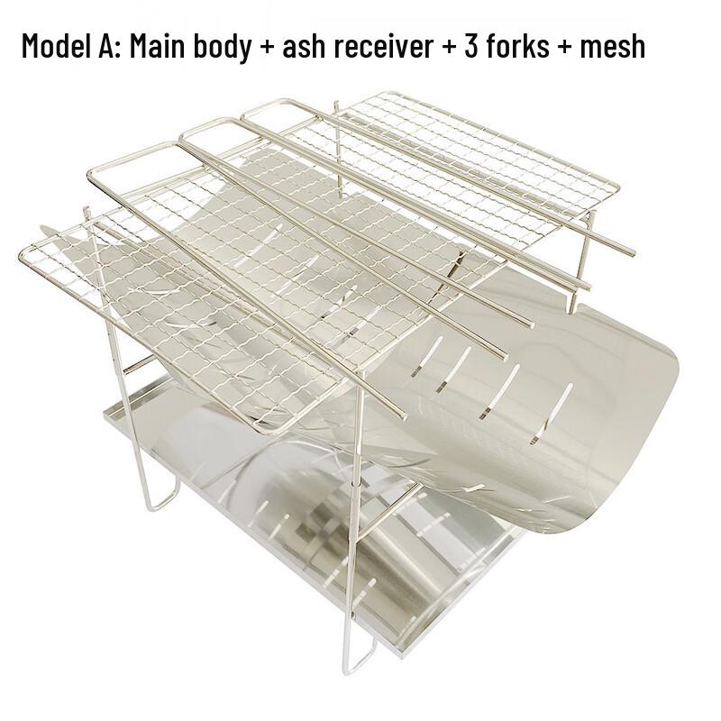 Outdoor Folding Camping Fire Pit One Size