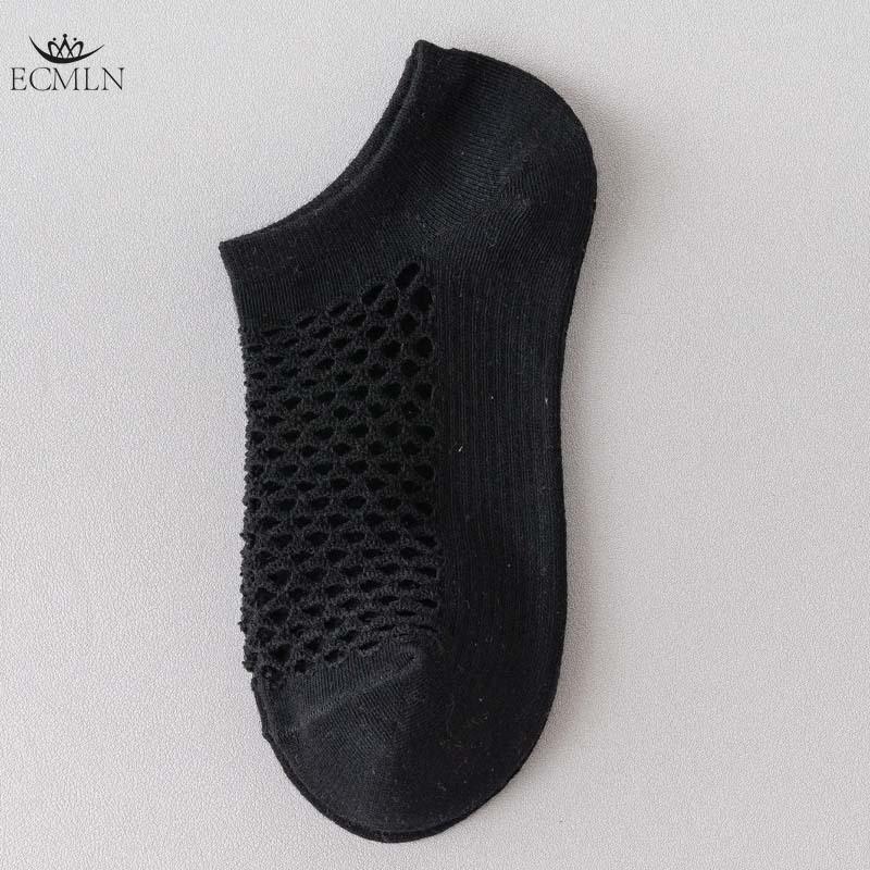 Women Mesh Breathable Hollow Out Ankle Socks Summer Multi Colors Holes Socks