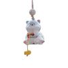 Fishing Cats Car Rear View Mirror Pendant Hanging Ornament Car Decoration Funny Car Interior Decors Gift for Women Men