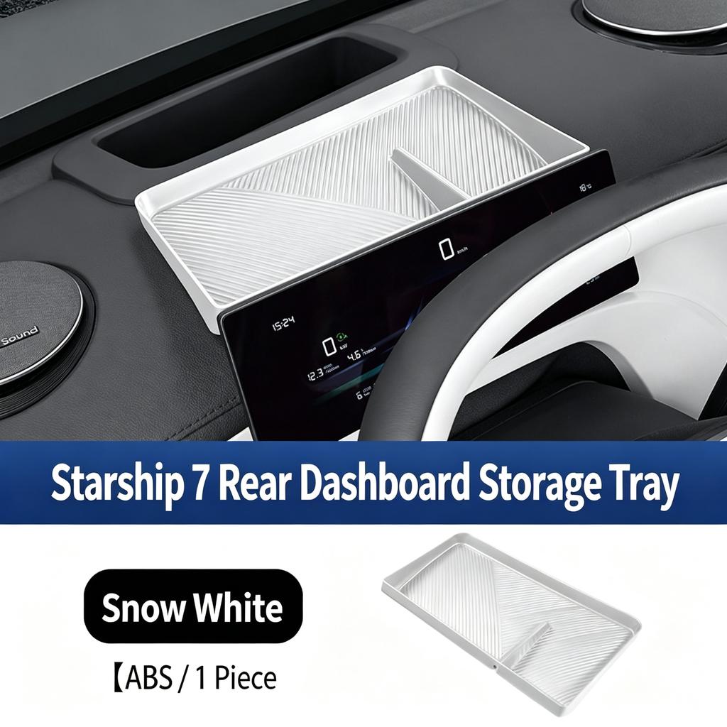 For Geely Starray EM-i EX5 EM-i Instrument Screen Rear Storage Box Car Storage Organization Interior Accessories