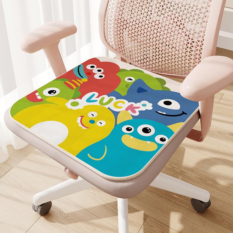 Cartoon Cute Four Season Cushion, Cooling Pad, Home Office Seat Cushion, Easy To Wash and Clean