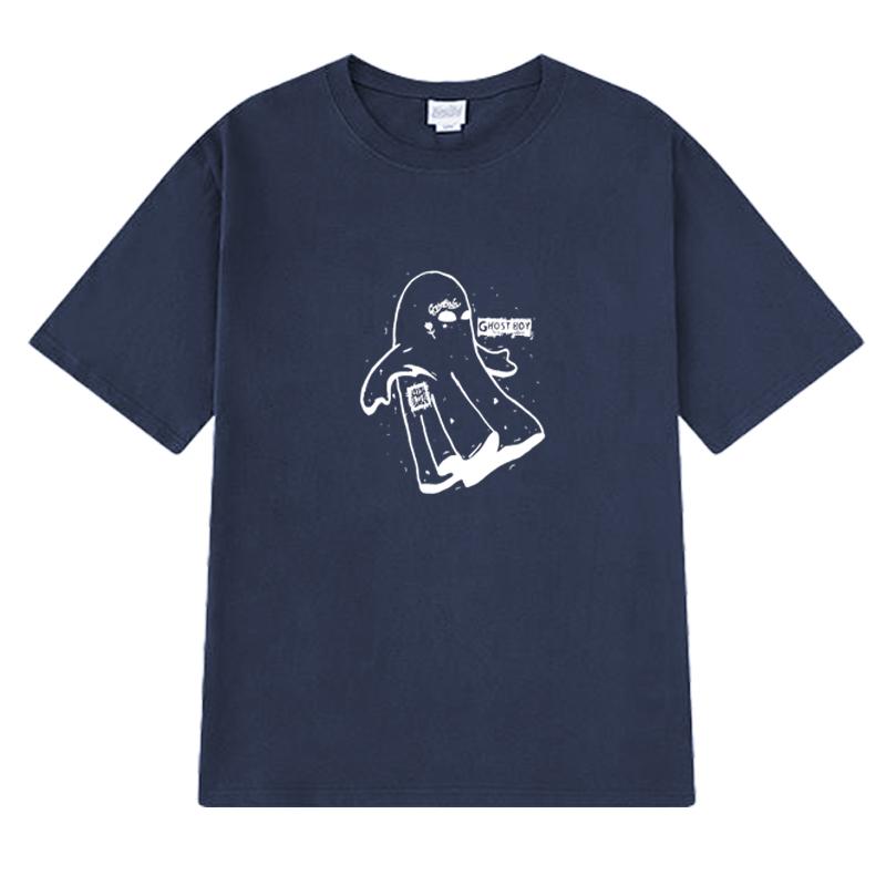 2025 New in Lil Peep song Ghost Boy printed short sleeve T-shirts Men Women harajuku Hip Hop streetwear Unisex Cotton T shirt